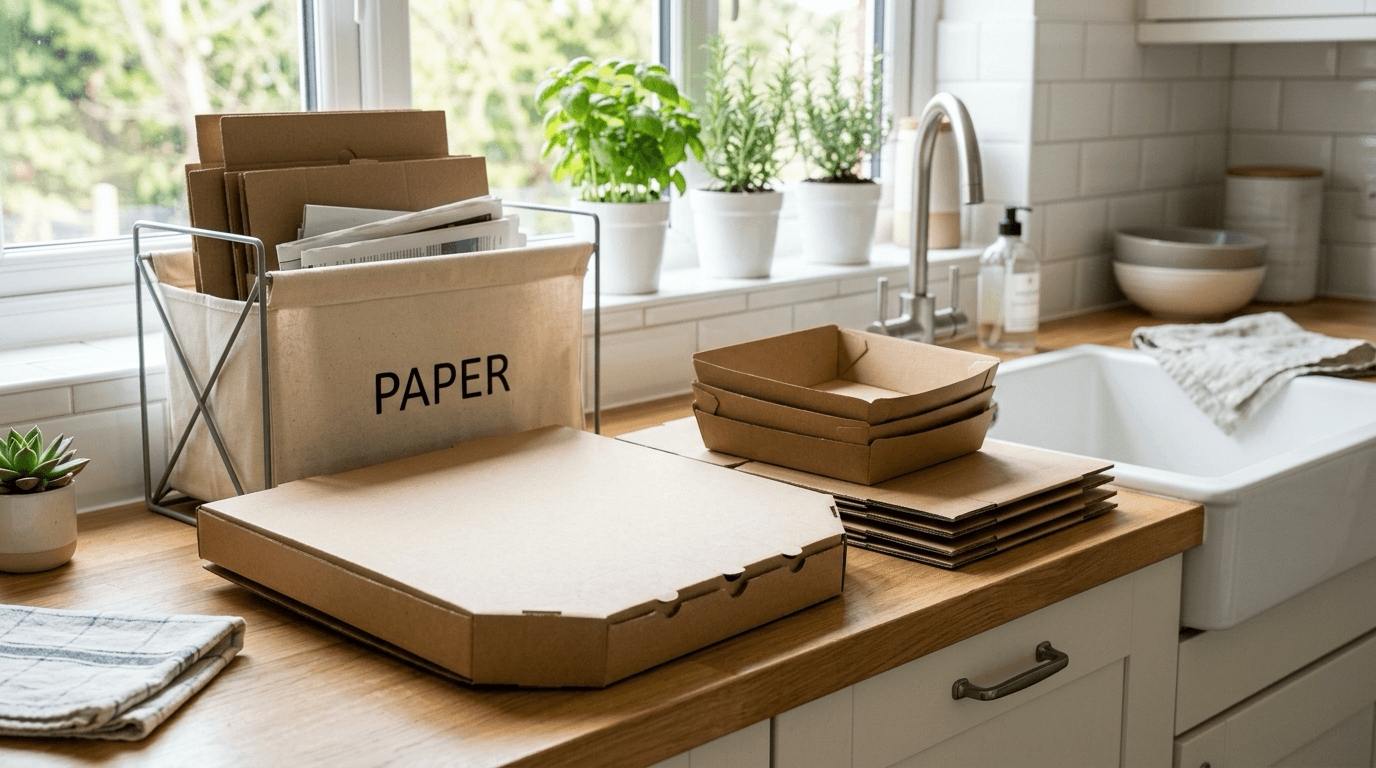 Disposal guide for Chicken & Pizza Box