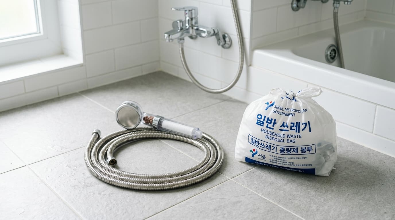 Disposal guide for Shower Hose & Filtered Shower Head