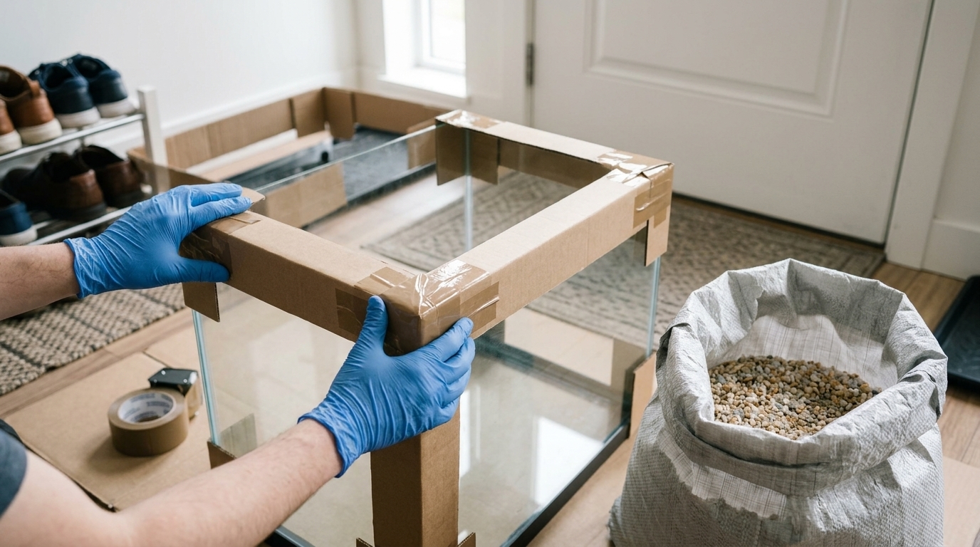 How to Safely Dispose of an Aquarium Fish Tank, Sand Substrate, and Filter Pumps 1단계 이미지