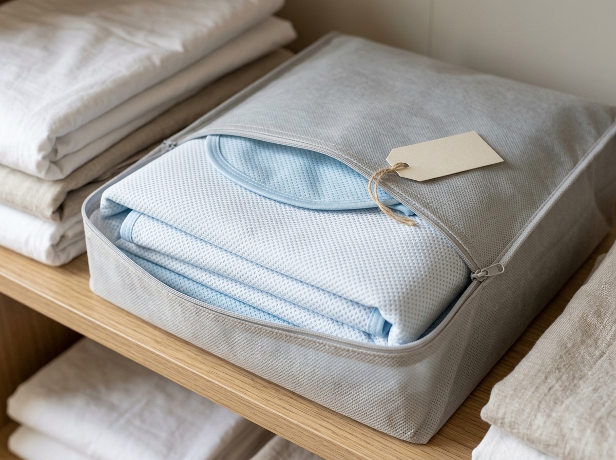 Cooling Gel Mat & Summer Bedding Care Guide | Gentle Hand Wipe & Storage Method After