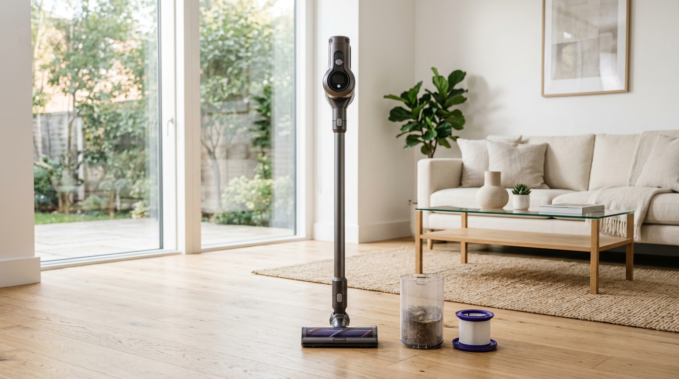 Cordless Vacuum Dustbin & HEPA Filter Deep Cleaning Guide | Eliminate Bad Odor & Roller Brush Wash Banner
