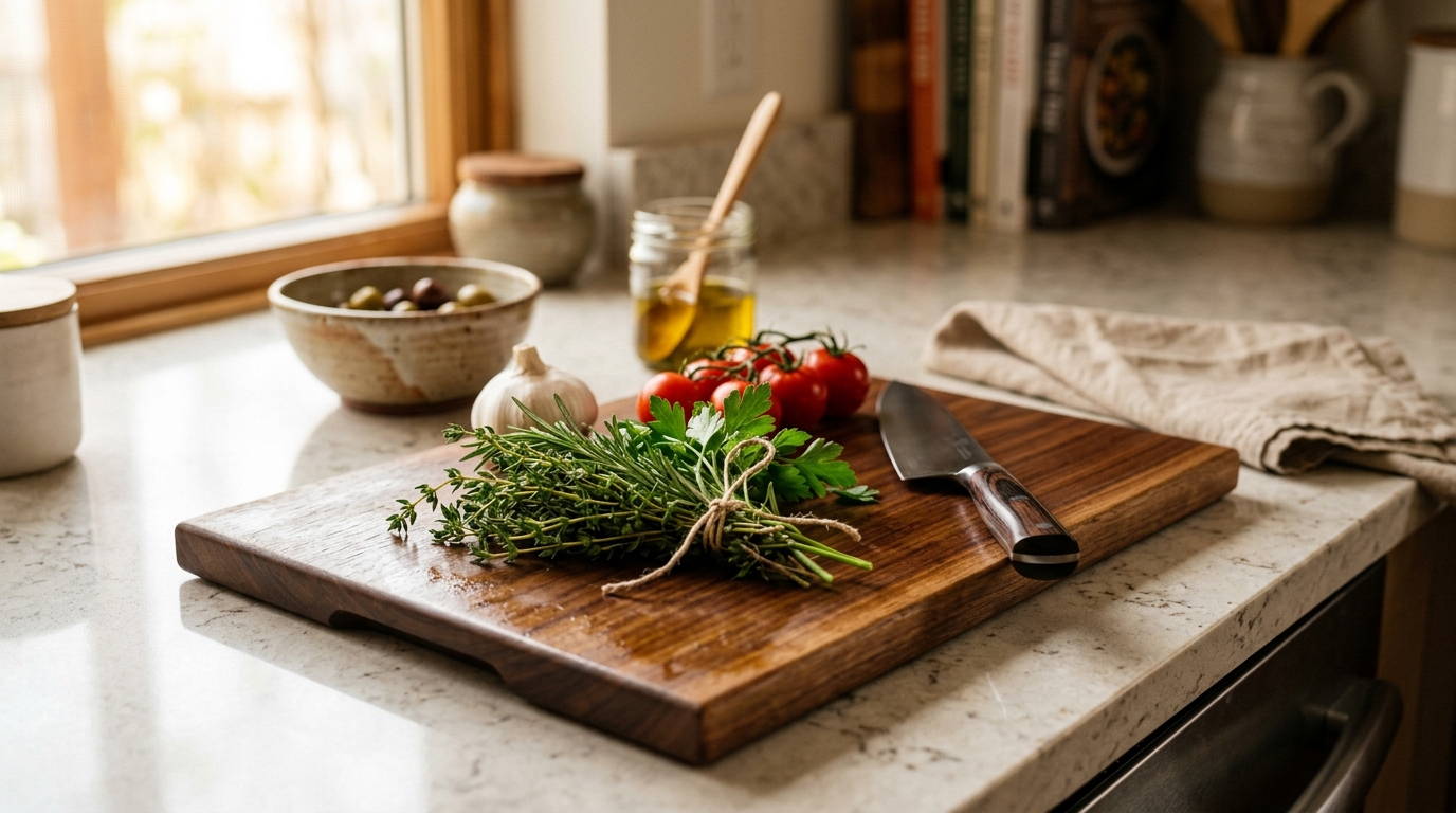 Wooden & Plastic Cutting Board Disinfection Guide | Coarse Salt & Vinegar Deep Sterilization Banner