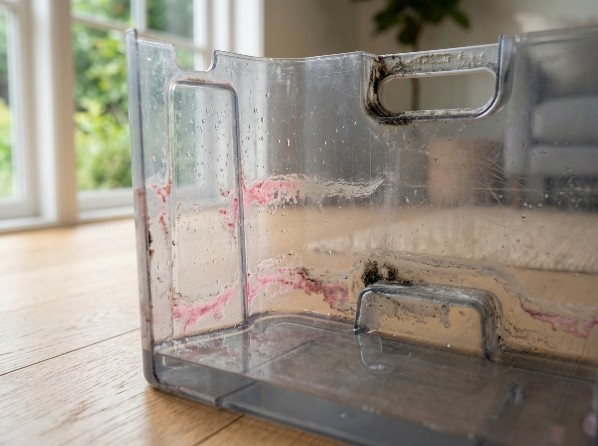 Dehumidifier Water Bucket Pink Slime & Filter Mold Sterilization Guide | Vinegar Clean Before