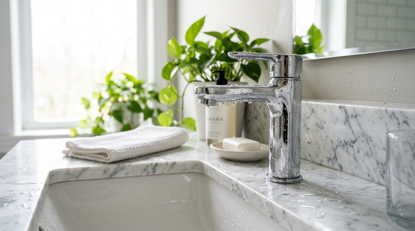 Stainless Steel Faucet Limescale Removal & Mirror Polish Guide | Citric Acid Solution Banner