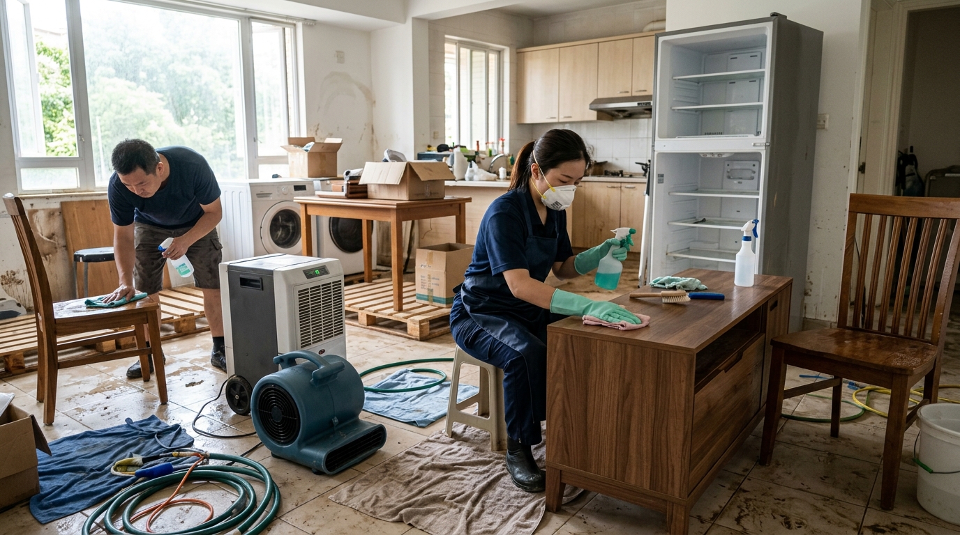 Post-Flood Home & Furniture Sterilization Guide | Mold Prevention & Water Damage Recovery Before