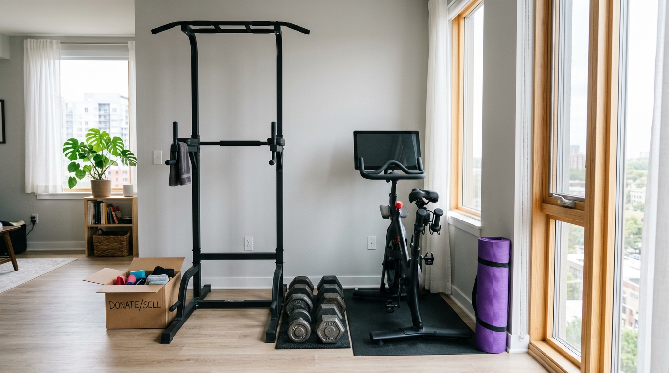 How to Dispose of Home Gym Equipment: Dumbbells, Pull-up Bars, Exercise Bikes & Yoga Mats