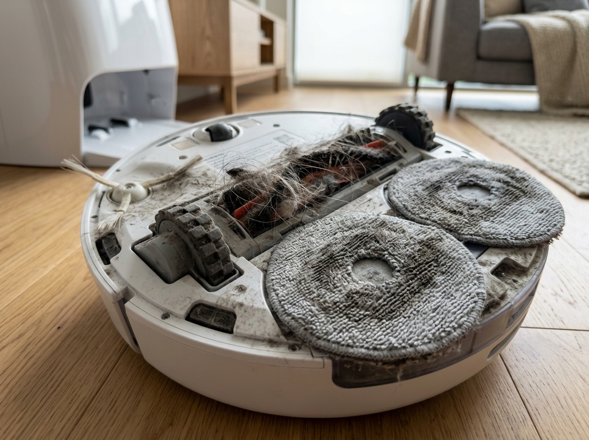 Robot Vacuum Mop Odor Removal & Sensor Deep Cleaning Guide | Eliminate Sour Smells & Roller Maintenance Before