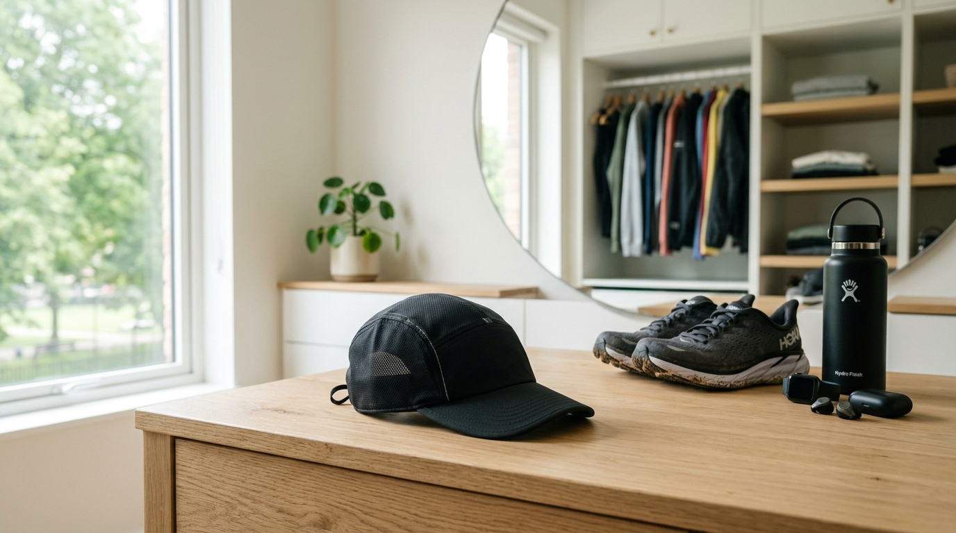 Running Cap Sweat Stain & Visor Brim Shape Care Guide | Gentle Hand Wash Method Banner