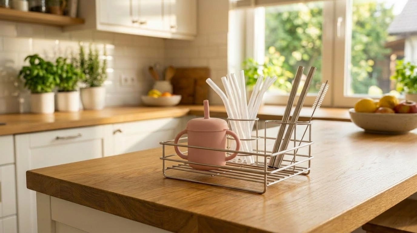 Baby Straw Cup & Reusable Straw Deep Cleaning Guide | Silicone & Stainless Straw Mold Removal & Boiling Water Sterilization After