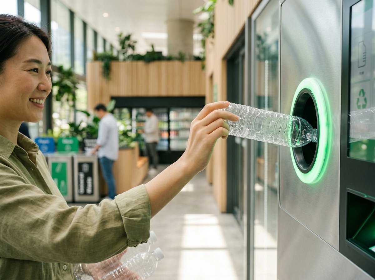 Superbin Recycling Guide: Find Reverse Vending Machines & Cash Out PET Bottle Points 3단계 이미지