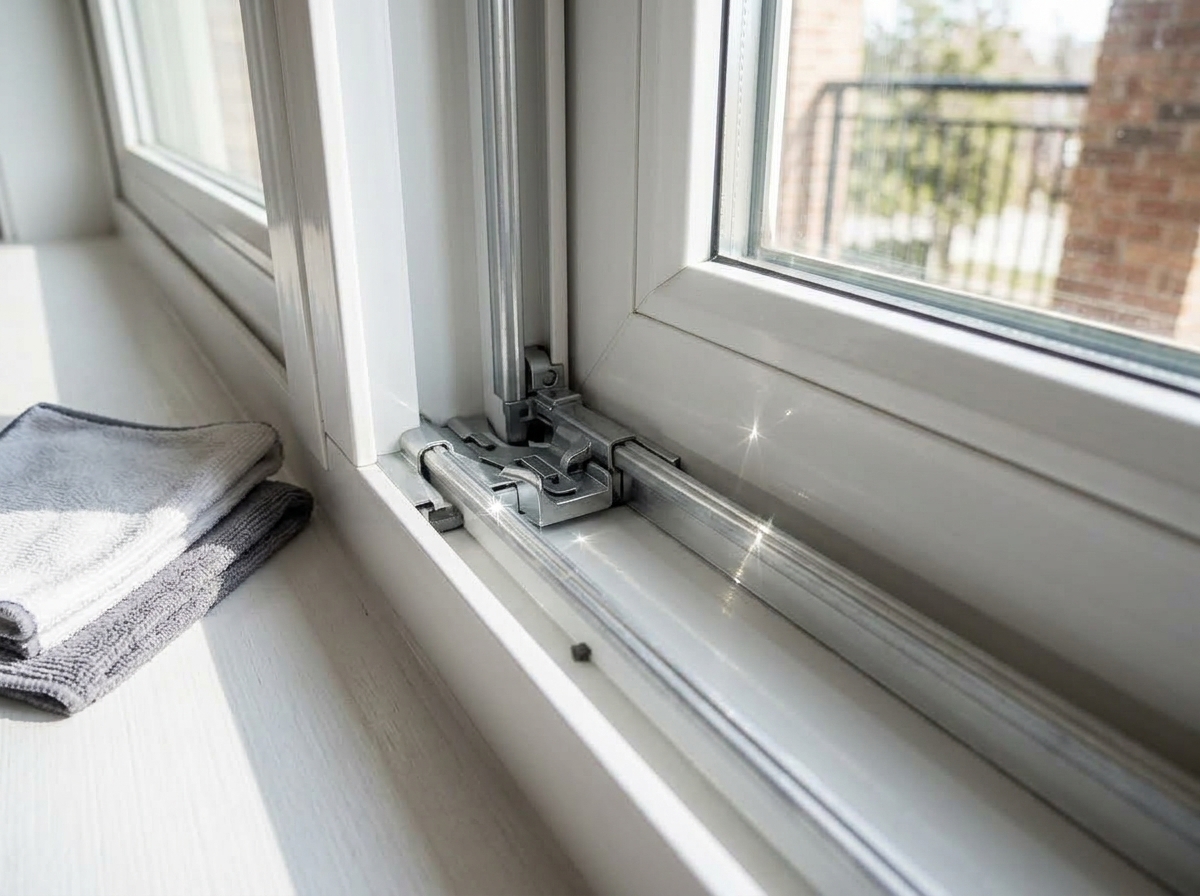 DIY Toilet Paper Roll Window Track Cleaning Guide | Custom Vacuum Crevice Tool for Narrow Grooves After