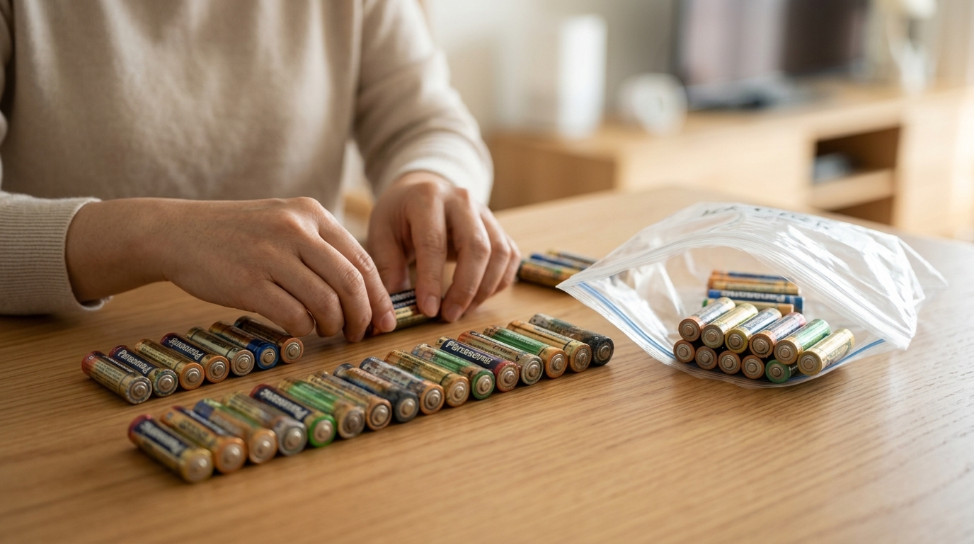 Used Battery Exchange Program: Trade Old Batteries for Trash Bags & New Batteries 1단계 이미지