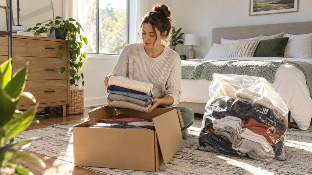 Used Clothes Disposal Guide: Donation vs Green Bin vs Paid Home Pickup