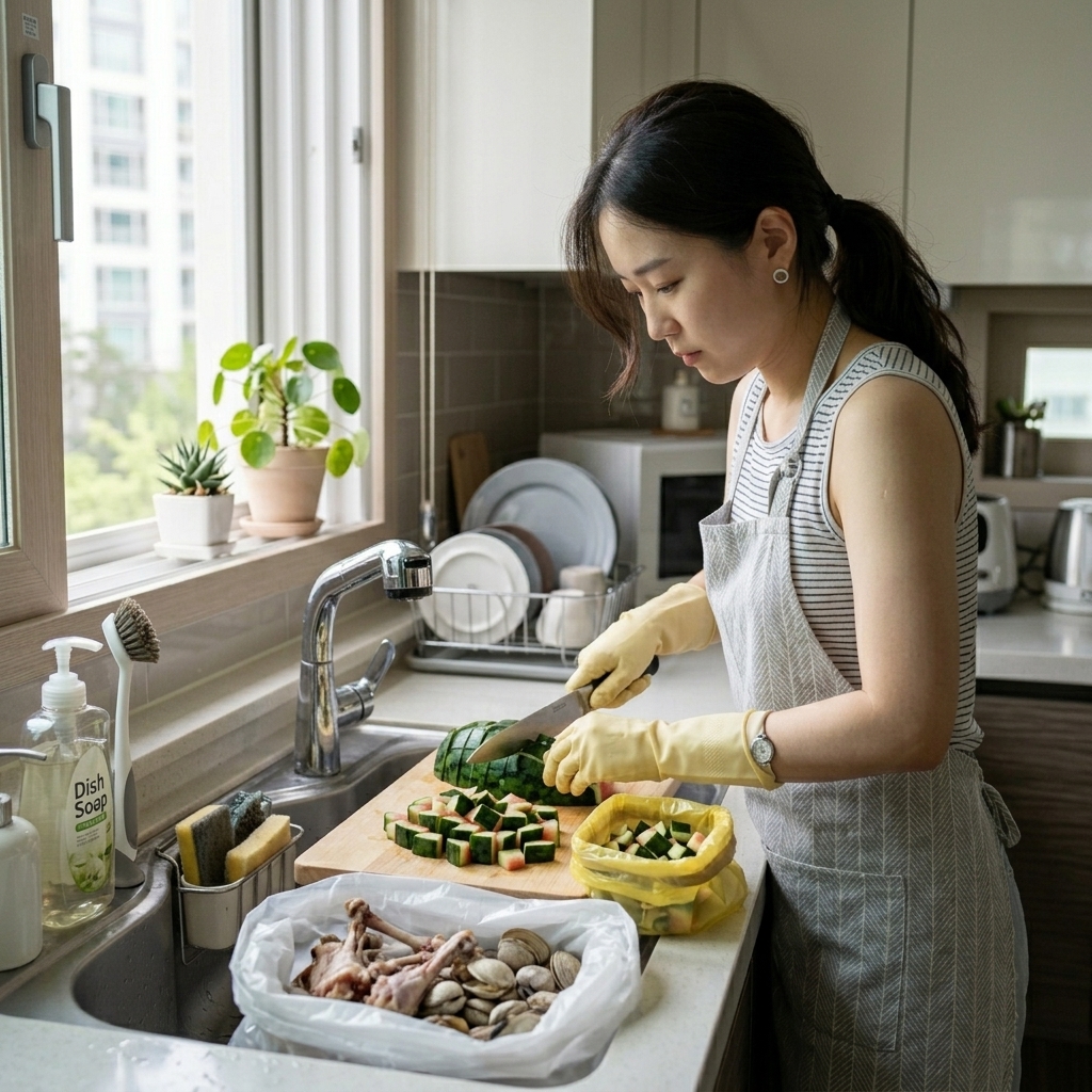 여름철 음식물 쓰레기 악취·벌레 예방 및 배출 완전 가이드 3단계 이미지