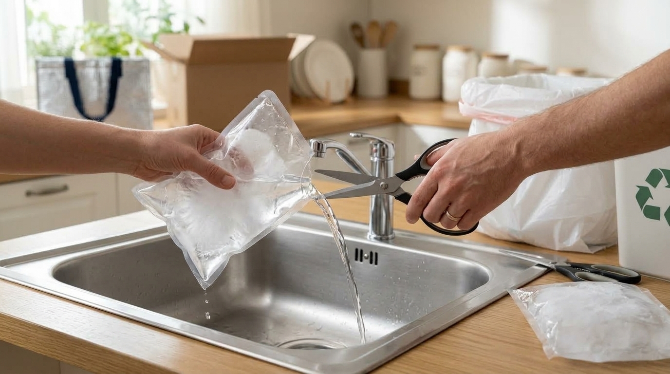 Ice Pack (Gel vs Water) & Thermal Cooler Bag Complete Disposal Guide 1단계 이미지